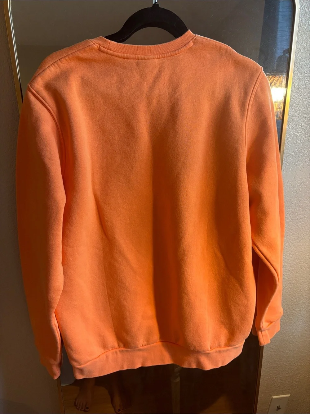 Under Armour Men’s Orange Crewneck Sweatshirt - Embroidered Logo